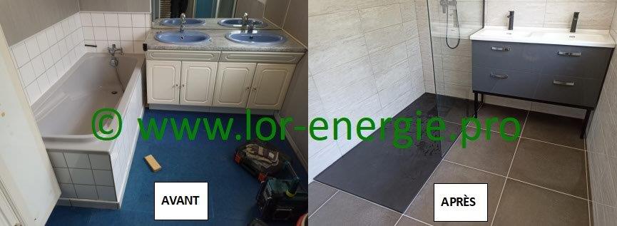 salle de bains à Poussay (88)